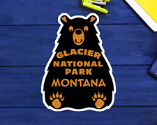 Glacier National Park Bear Decal Sticker Montana 3.75