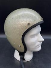 Vintage 1968 Snell Memorial SW 500 Glitter Open Face Race Motorcycle Helmet picture