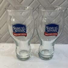 Set of 2 Samuel Adams Sam Boston Lager Pint Glasses For The Love Of Beer picture