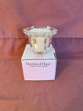 Longaberger Horizon of Hope Crystal Filled Candle in Hope's Garden Scent NIB picture