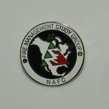 Nice Vintage Fire Management Study Group NAFC Lapel / Jacket Pin Rare MINTY picture