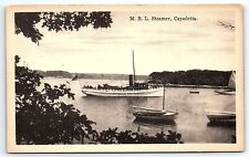 c1920 Woods Hole MA Marine Biology Laboratory MBL Research Ship Cayadetta PC picture