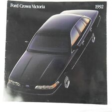 1992 Ford Crown Victoria Large Mail Catalog / Brochure / Pamphlet / Print Ad picture