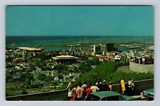 Honolulu HI- Hawaii, Downtown, Advertisement, Antique, Vintage Souvenir Postcard picture
