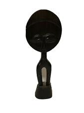 AKuba Doll Fertility Statue 16.5 Wood Carved West Africa  (Ghana) Ashanti Tribe picture
