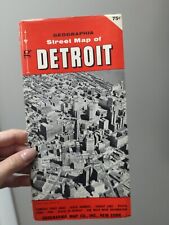 Detroit  Street Map Vintage Transit Geographia  picture
