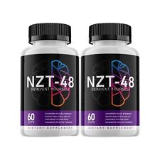 2-Pack NZT-48 Brain Booster, Focus, Memory, Function, Clarity- 120 Capsules picture