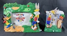 ✨VTG Warner Brothers Looney Tunes Picture Frames Bugs Bunny Donald Golf 1994✨ picture