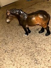 Artist Resin Draft Horse Artist Painted Absolutely Stunning Beautiful Horse  picture