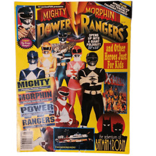 Rare 1994 Mighty Morphin Power Rangers FOX Childrens Network Foldout Poster Maga picture