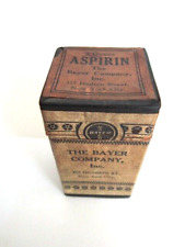 Antique Vintage c.1913 Very Rare Powder in a Box Bayer Aspirin - Museum Quality picture