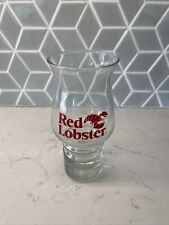 VINTAGE RED LOBSTER COLLECTIBLE PILSNER BEER HURRICANE GLASS 16 ounce picture