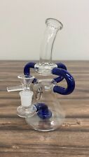 8''  Glass Bong Water Pipe Recycler Hookah with 14mm Bowl picture
