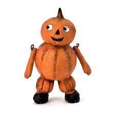 Debbee Thibault Jack the Pumpkin Man Figurine Signed Limited Edition Folk Art picture