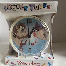 Looney Tunes Westclox  1994 Alarm Clock Tasmanian Devil In Love NIB USA picture