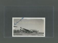 KLM Photo 1947 The Flying Dutchman Loading signed by Captain Ron George picture