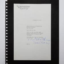 Signed Autograph Letter Edward G Robinson to Lilo de la Passardiere 1956 picture