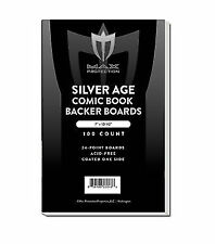 Case 1000 Max Pro Silver Age Comic Book Backing Boards - Acid Free white backers picture