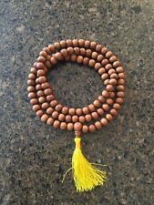 10mm Pure Fragrant Sandalwood Mala Buddhist Prayer Beads Rosary picture