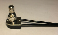New On/Off Rotary Canopy Switch With Nickel Plated Knob, 6