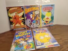 BARTMAN, RADIOACTIVE MAN, ITCHY & SCRATCHY, KRUSTY, LISA – FIRST ISSUES BONGO picture