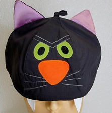 Vintage American Greetings Black Cat Halloween Cap Hat - Rare HTF  picture