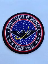 US SPACE FORCE PATCH 3.5” IRON ON - UNITED STATES CONCEPT PATCH picture