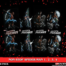 [8 PACK] NON-STOP SPIDER-MAN 1-4 (1, 2, 3, 4) UNKNOWN COMICS GABRIELE DELL'OTTO picture