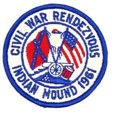 1961 Civil War Rendezvous Milwaukee County Patch Indian Mound Reservation picture