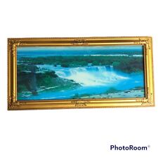 VTG Motion Waterfall Picture Lights Sound 39x19x3 Niagara Falls Wall Hanging picture