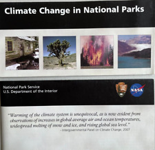 New CLIMATE CHANGE in NP   NATIONAL PARK SERVICE UNIGRID BROCHURE  NASA picture