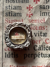 RARE ANCIENT 1° CLASS RELIC St. Francis of Assisi : WAX SEAL AND THREAD PRESENT picture