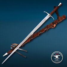  CUSTOM HANDCRAFTED CARBON STEEL HUNTING VIKING REAL LONG SWORD..  picture