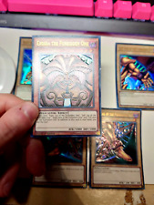 Yu-Gi-Oh Ultimate Rare Style Exodia The Forbidden One full Set Custom Etched picture