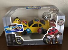 M&M's Under The Hood Racecar Candy Dispenser Yellow Ltd Ed, Collectible, NIB picture