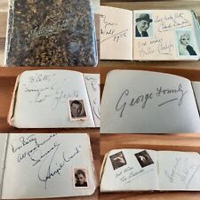 71 original autographs ,Stratford Empire 1938 Formby Vera Lynn, Trinder, Askey + picture