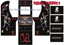 Arcade1Up Killer Instinct KI Side Art Arcade Cabinet Kit Artwork Graphics Decals picture