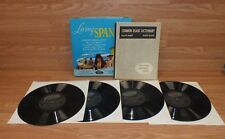 Living Language Courses 40 Spanish Lessons on 4 Records w/ Instruction Book picture