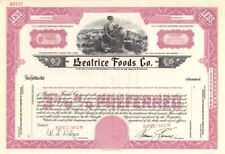 Beatrice Foods Co. - Specimen Stock Certificate - Specimen Stocks & Bonds picture