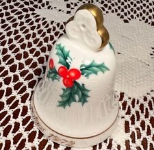 Vintage Noritake 1972 Christmas Collector’s Bell Limited Edition Dated Signed picture