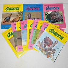 Lot Of 12  1980s GAZETTE Magazine Game Bird Breeders Zoologist Conservationist picture