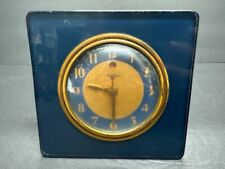 Vintage Telechron Art Deco Bakelite Blue Clock ~ No Cord picture