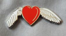 *NEW* Stroke Awareness Remembrance Angel red enamel badge / brooch. Charity. picture
