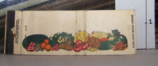 Rare Vintage Matchbook Cover Nature's Bounty Cornucopia Fruits Vegetables Garden picture