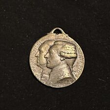 WW1 French 1917 Washington Lafayette Medal Arrival Of The Americans picture
