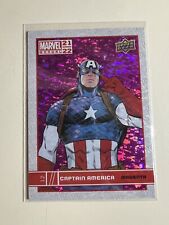 2021-22 Upper Deck Marvel Annual Magenta Captain America #12 picture