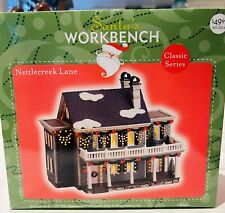 2002 Santas Workbench Nettlecreek Lane Fiber Optic House picture
