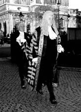Lord Hailsham Of St. Marylebone Arriving At Westminster Abbey,- 1970 Old Photo picture