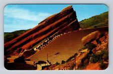 Denver CO-Colorado, Famous Red Rocks Theatre, Antique, Vintage Souvenir Postcard picture