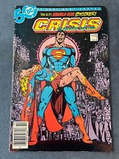 Crisis on the Infinite Earths #7 Newsstand 1985 DC Comic Death of Supergirl FN picture